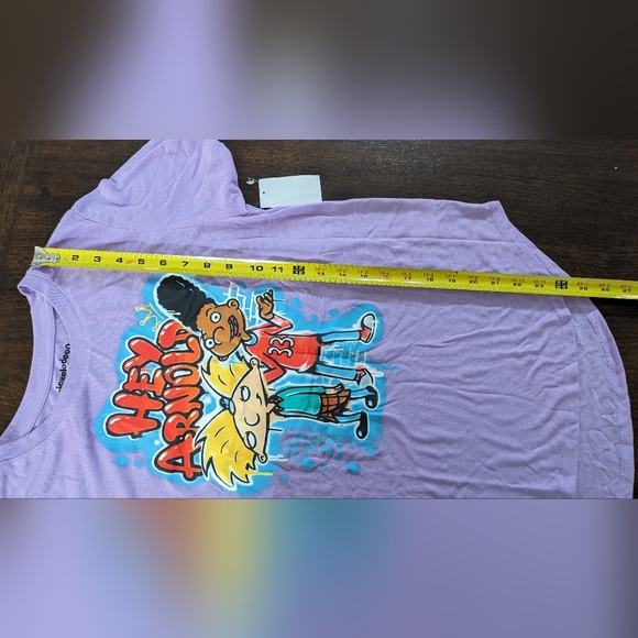 Nickelodeon Women's Hey Arnold! Graphic Short Sleeve T-shirt, Size L(11-13),NWT - Picture 5 of 5